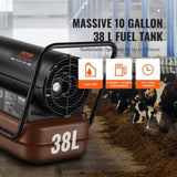 100000Btu Kerosene/Diesel Forced Air Torpedo Space Heater with Thermostat V952-GFSMYQNQ1000RLUKNV3