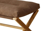 Foot Stool Foldable X Leg Modern Multifunctional Foot Rest with Soft Cushion for Living Room Bedroom V1294-YM0710-3116230019013