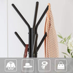 VASAGLE Vintage Coat Rack Stand Black V227-9101402100145