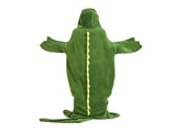 Animal Onesie Costume Soft Flannel Adult One Piece Animal Pajama for Women and Men Green XL V1294-YM0901-240815FB03-4