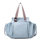 Blue Convertible Multifunctional Baby Cradle Travel Bag - Women's Backpack, Shoulder Bag, Mummy Bag V888-ELOSUNG13707