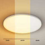 Leier Ceiling Light LED Round 54W Ultra-THIN 5CM Oyster Lamp Modern Cool/Warm CPL-C54W-R-BK