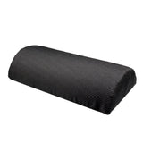 Ergonomic Semi Cylindrical Footrest Pad Black for Office Desk Rest and Leg Massage V1369-AZ3-W-14370