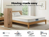 Giselle Single Mattress 20cm with Reinforced Edge Support Egg-Crate Foam MATTRESS-D-PLAIN-20-S