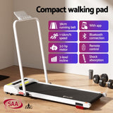 Everfit Treadmill Electric Walking Pad Incline Under Desk 380mm White TMILL-380H-INC-WH