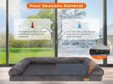 Orthopedic Dog Bed with Bolster Comfort Mattress V767-P-XD178-XL