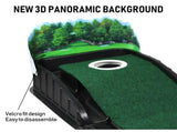 Indoor Golf Putting Mat with Automatic Ball Return System 2.6m Practice Green with Alignment Guides V888-ELOSUNG38687