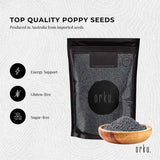 Orku 1Kg Poppy Seeds Unwashed Papaver Somniferum For Baking and Decorating V238-SUPDZ-28986416365648