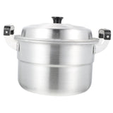 Aluminum Steamer Pot Set with Dual Handles, Round Shape, Ideal for Steaming and Boiling, Kitchen V1192-AZ-W-26886