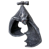 Halloween Bat-Shaped Candlestick Resin Hanging Garden Statue Sculptures Crafts Candle Holder for V1294-YM0716-10347709