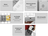 7-Day Smart Pill Organizer with Timer & Alarm Intelligent Medication Reminder Box with Vibration, V1197-RY-052002