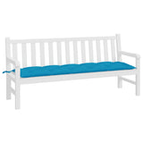 Garden Bench Cushion Light Blue 180x50x7 Cm Fabric 43_314972
