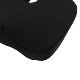 Office Chair Cushions Polyester Black Non Slip Bottom Comfortable Chair Pad for Computer Desk V1294-YM0901-3111230253311