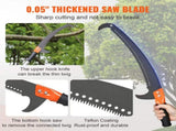 Manual Pole Saw, 2.24 m-8.24 m Extendable Tree Pruner, Sharp Steel Blade High Branches Trimming, V952-SDGZJBXZZK8M8DKWOV0