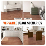 VEVOR Self Adhesive Vinyl Floor Tiles 36 x 6 inch, 36 Tiles 2.5mm Thick Peel & Stick, Deep Brown V952-ZZYXJDDSZMW3JLLWDV0