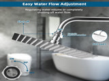 All Shower Head Flow Control Valve with Showerhead Holder, G1/2 Brass Shut-off Valve with V1258-DP02-C-821