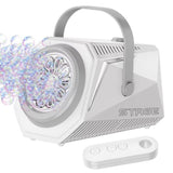 Bubble Machine Automatic Minute Big Bubbles Blower Maker for Outdoor Birthday Parties White V1263-JX-7295-1