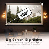 Laser HD Projector with Bluetooth & HDMI V1031-PJ-100HD-542