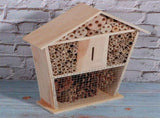 Gardening Wooden Insect Small House Shelter Nesting Handicrafts Decoration for Bee Bug V1294-YM0901-3111200119311