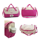 Small Pink Fashionable Large-Capacity Cartoon Bear Shoulder Crossbody Mommy Bag Stylish and V888-ELOSUNG17283
