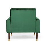Lewisham Emerald Tufted Velvet Armchair V1041-JSF-5108-1EMERALD