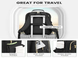 Stylish Laptop Backpack for Women Large Capacity 27L Computer Bag with 15.6 Inch Compartment, USB V1107-CS-XSBJBBBH