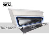 750mm Pair of Undertray Toolbox Aluminium Under Tray Underbody Tool Box Flat UTE V379-UTALFLT750