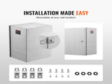 Steel Electrical Box, 40x30x25 cm, 304 Stainless Steel Electrical Enclosure Box, Wall-Mounted V952-BXGDQX16X12XBMZY8V0