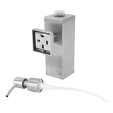 304 Stainless Steel Soap Dispenser Rustproof Refillable Soap Dispenser Soap Pump Bottle for Kitchen V1294-YM0703-3112230037614