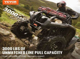 Electric Winch, 1361 kg Line Pull Capacity, 12V DC ATV/UTV Winch with 0.5 x 1188.7 cm 7 Strands V952-ATVGSSJPYXYK43JX7V9