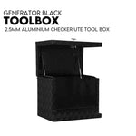 Aluminium Toolbox Ute Tool box Generator Trailer Canopy 620x400x500 V379-GNTLBLXG620003