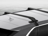 Universal Car Roof Racks Pod Aluminium Cross Bars Clamps Lockable 90cm Black CAR-RFBAR-5501-100-BK