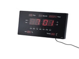 100240V LED Digital Clock Multifunction Wall Clock with Temperature Humidity Perpetual Calendar V1294-YM0901-3115210105512