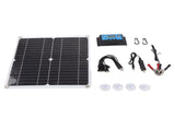 Solar Panel Kit 20W 12V Monocrystalline IP65 Waterproof DIY Solar Panel with 10A Solar Charge V1294-YM0716-3114220057311