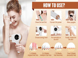 IPL Hair Removal Device - 3-in-1 Permanent Hair Reduction, Skin Rejuvenation & Acne Control V888-ELOSUNG35680