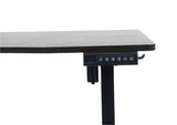 120 x 60cm Electric Standing Desk Height Adjustable Motorised Electric Sit Stand in Black V563-68423