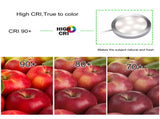 Linkable Under Cabinet LED Lighting 12V Dimmable Puck Lights with Wireless RF Remote Control, V1171-CC-BQNBND010