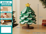 Green Christmas Tree 5-Tier Star Pattern Heat Resistant Trivet, Decor Wooden Pad for Christmas & V1221-XM-LB4087-ZS98
