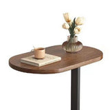 Sofa Side Table Modern Simple Portable for Living Room Bedroom Walnut Color Black Frame V1294-YM0710-3116230019811