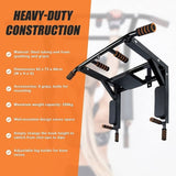 Heavy Duty Wall Mounted Power Station - Knee Raise - Pull Up - Chin Up -Dips Bar V63-833631