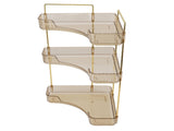 3 Tier Makeup Shelf Organizer Easy Access Aesthetic Corner Bathroom Countertop Organizer for V1294-YM0710-3112230081612