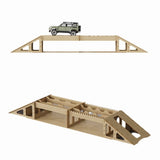 Wooden Simulation Off-Road Obstacles for 1/16 1/18 1/24 RC Crawler Model Car Adult Children'S Toys V1192-AZ-W-20896