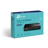 TP-Link TL-SF1016D 16-Port 10/100Mbps Desktop Switch or wall-mounting design Plug and play 3.2Gbps V1202-V2-NWTL-SF1016D