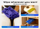 360&deg Electrostatic Duster Refills, 2026 New Washable & Reusable Microfiber Pads Fleece Duster Refill V1258-DP02-F-825
