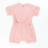 Ponchik Babies Kids - Ribbed Cotton Romper - Lemonade V563-RIBROMPER-LEMONADE-0_3