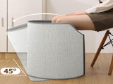 Under Desk Leg Warmer, Personal Electric Panel Space Heater with 360&deg Fully Enclosed Heating, V1366-AZ2-W-16640
