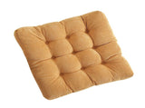 Corduroy Solid Chair Pad Square Floor Tatami Mat Cushion for Dining Chairs Kitchen Indoor Yellow V1294-YM0901-3117240184014