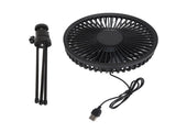 Solar Camping Fan with Tripod IP67 Waterproof Adjustable Portable Camping Fan with 10W Solar Panel V1294-YM0710-3114230137911