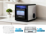 Devanti Ice Maker Machine 20kg Chewable Nugget Ice Countertop w/Self Cleaning IM-ZB-20EN-SS
