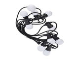 G50 Bulb String Light 5M 10LED White Globe Bulb Decorative Lamp for Outdoor Courtyard Garden Warm V1294-YM0901-3119210130712